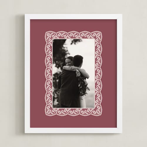 This is a dusty rose photo art with standard by Erica Krystek called chantilly: portrait
