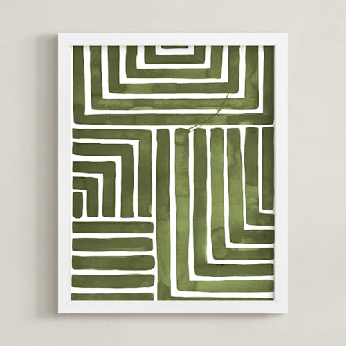 This is a moss art with standard by Kristine Sarley called hard & soft