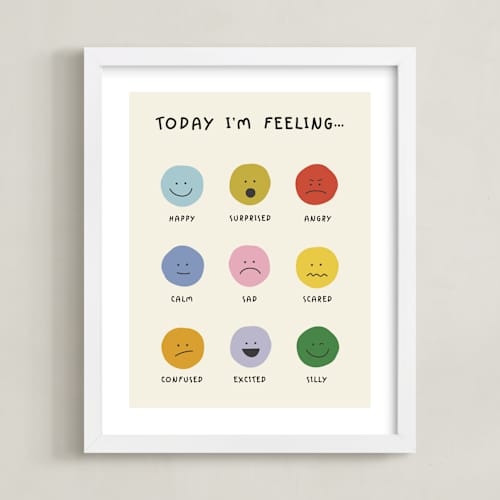 This is a ivory art with standard by Ellen Schlegelmilch called feelings