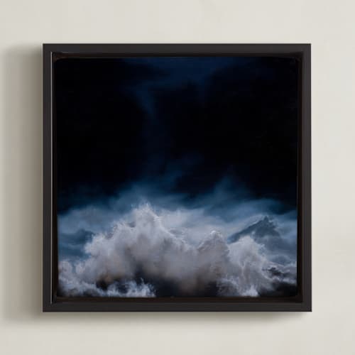 This is a mist art with standard by Emily Morris called stormy sea