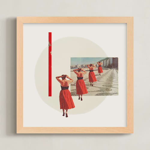 This is a red dress art with standard by Kamala Nahas called well red