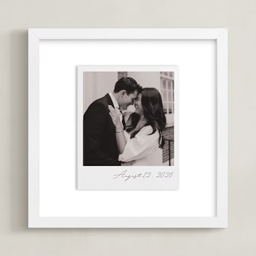 This is a noir photo art with standard by Minted called framed photo: classic snap