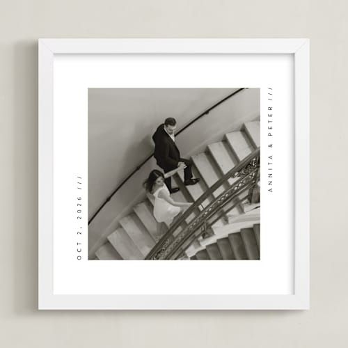 This is a ink photo art with standard by Lucrecia Caporale called framed photo: contemporary typo