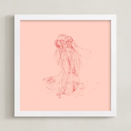 This is a blush art with standard by Ramnik Velji called vaporeux deux