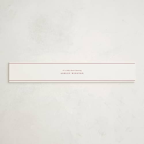 This is a bing cherry belly bands with standard by Charter Oaks Creative called classic cherries printing on signature text in belly band