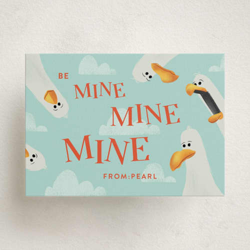 This is a sydney harbour kids valentines day cards with standard by Jackie Crawford called disney and pixar's finding nemo seagulls printing on signature in standard