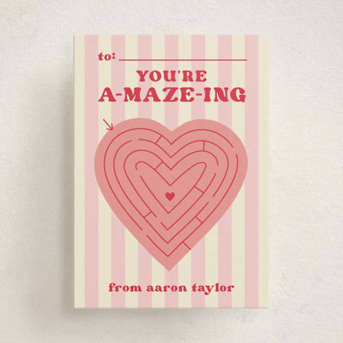 This is a melon kids valentines day cards with standard by Creo Study called amaze-ing printing on signature in standard