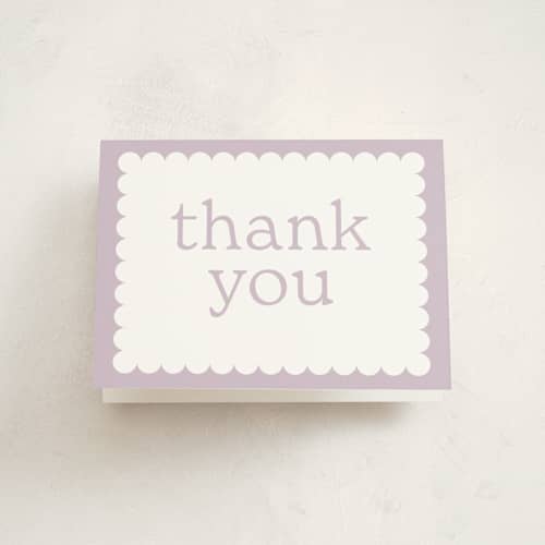 This is a cloud baby thank you cards with standard by Brittany Braithwaite called sweet nostalgia printing on strathmore in standard