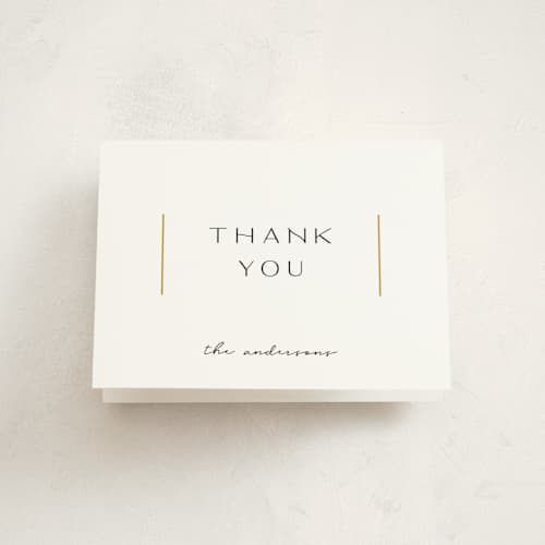 This is a cotton baby thank you cards with standard by Iveta Angelova called new day printing on strathmore in standard