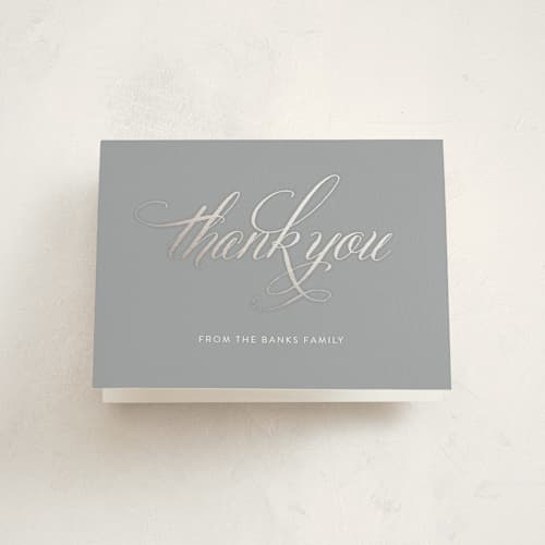 This is a dove kids thank you cards with standard by Jill Means called baptism shimmer printing on strathmore in standard