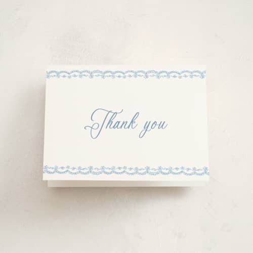 This is a dreamy kids thank you cards with standard by Charter Oaks Creative called sweet gown printing on strathmore in standard