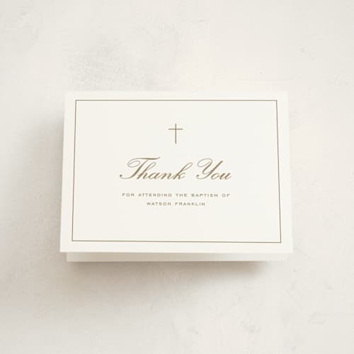 This is a cafe kids thank you cards with standard by Stacey Meacham called simply framed printing on strathmore in standard