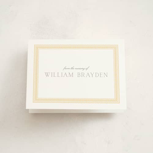 This is a melon kids thank you cards with standard by Megan Davis called savannah printing on strathmore in standard