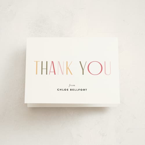 This is a candy kids thank you cards with standard by Iveta Angelova called happy birthday printing on strathmore in standard