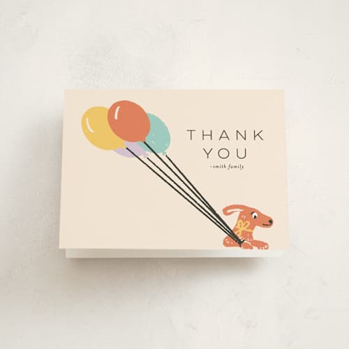 This is a sour apple kids thank you cards with standard by Shiny Penny Studio called birthday bus printing on strathmore in standard