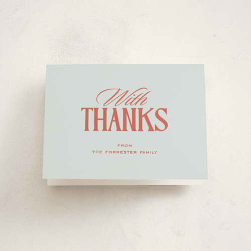 This is a seashore baby shower thank you cards with standard by Lea Delaveris called baby era printing on strathmore in standard