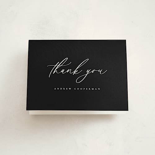 This is a midnight bar mitzvah bat mitzvah invitations with standard by Kelly Schmidt called corner printing on strathmore in standard