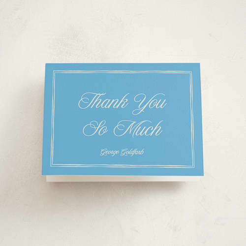 This is a sky bar mitzvah bat mitzvah invitations with standard by Pati Cascino called linho printing on strathmore in standard