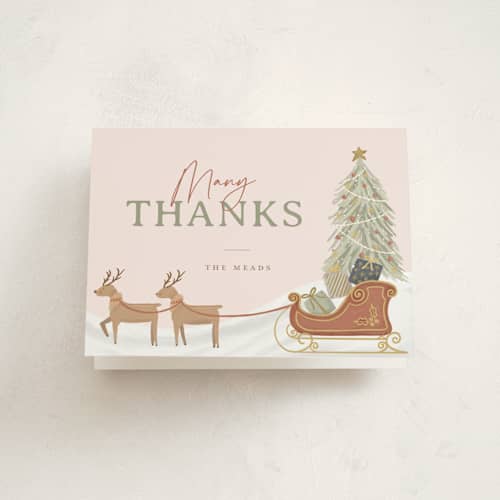 This is a gumdrop thank you cards with standard by Joanna Griffin called my favorite things printing on strathmore in standard