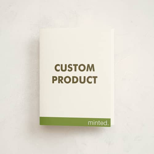 This is a charcoal wedding thank you cards with foil pressed by Minted Custom called portrait printing on strathmore in standard