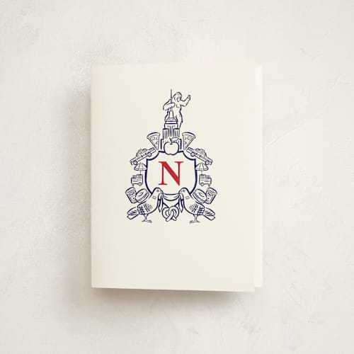 This is a nyc bar mitzvah bat mitzvah invitations with standard by mo kelley called nyc printing on strathmore in standard