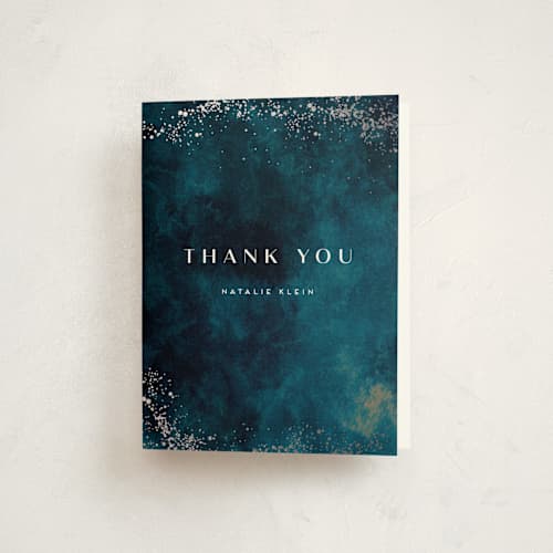 This is a aquamarine bar mitzvah bat mitzvah invitations with foil pressed by chocomocacino called oponki printing on strathmore in standard