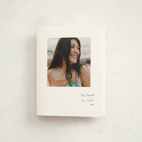 This is a ink kids thank you cards with standard by Blustery August called scrapbook printing on strathmore in standard