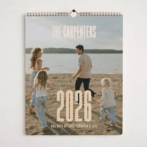 This is a cozy photo calendars with standard by letterfix called ensemble printing on premium calendar paper in grand