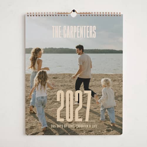 This is a cozy photo calendars with standard by letterfix called ensemble printing on premium calendar paper in grand