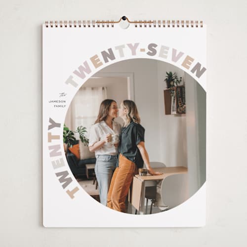 This is a sugar photo calendars with standard by Pixel and Hank called merry-go-round printing on premium calendar paper in grand