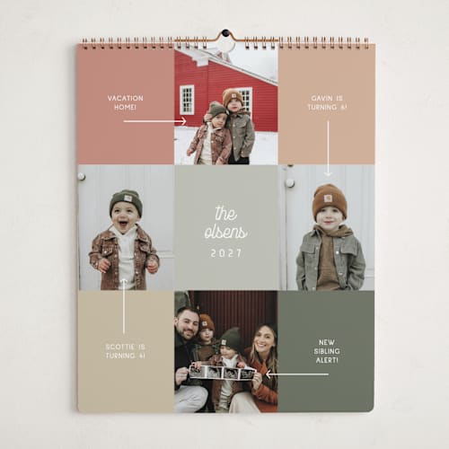 This is a pastel photo calendars with standard by elithing called year in review printing on premium calendar paper in grand