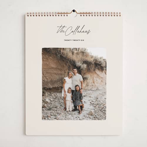 This is a ink photo calendars with standard by Ekko Studio called postcard note printing on premium calendar paper in grand