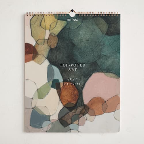 This is a white photo calendars with standard by Multiple Artists called top-voted art calendar 2026 printing on premium calendar paper in grand
