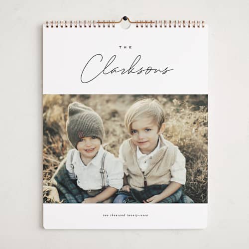 This is a onyx photo calendars with standard by Oscar and Emma - Karly Depew called reminisce printing on premium calendar paper in grand
