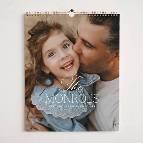 This is a cotton photo calendars with standard by Oscar and Emma - Karly Depew called classic allure printing on premium calendar paper in grand