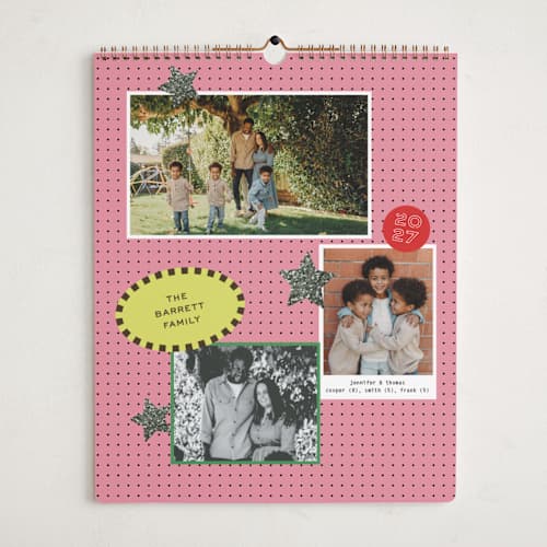 This is a gumdrop photo calendars with standard by Megan Davis called peg board printing on premium calendar paper in grand