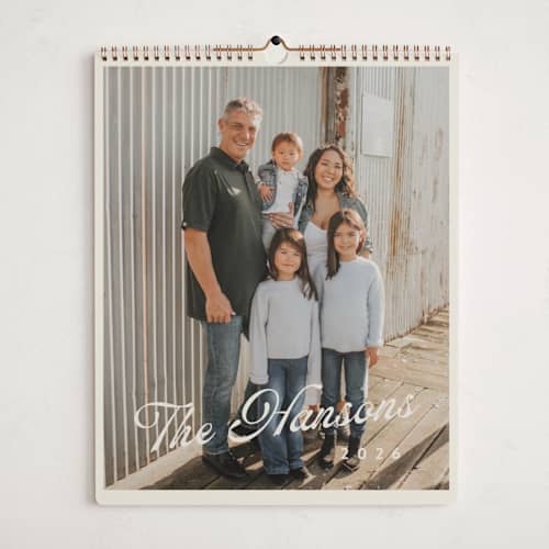 This is a seashell photo calendars with standard by Randi Cirelli called globetrotting greetings printing on premium calendar paper in grand