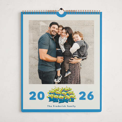 This is a sky photo calendars with standard by Jackie Crawford called disney and pixar's aliens printing on premium calendar paper in grand