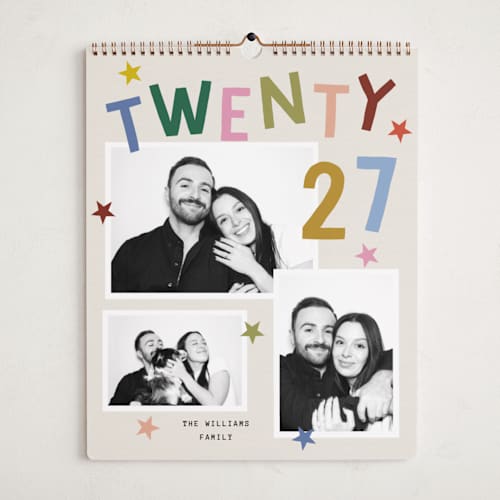 This is a classic photo calendars with standard by Kercia Jane called full of joy (& cheer) printing on premium calendar paper in grand
