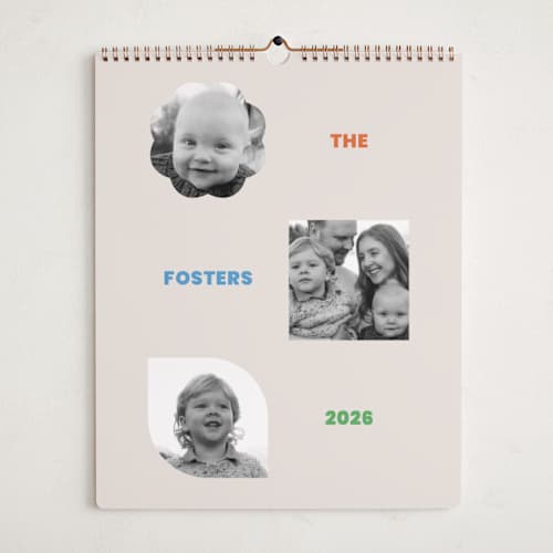 This is a bright photo calendars with standard by Jessica Yeo called shapes printing on premium calendar paper in grand