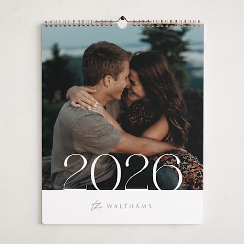 This is a ivory photo calendars with standard by Creo Study called serenity printing on premium calendar paper in grand