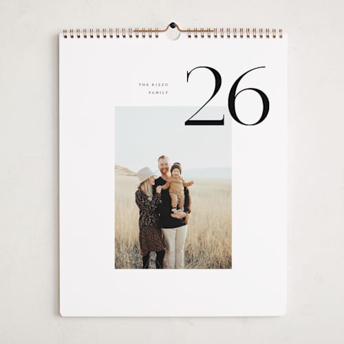 This is a coal photo calendars with standard by Pixel and Hank called modern approach printing on premium calendar paper in grand