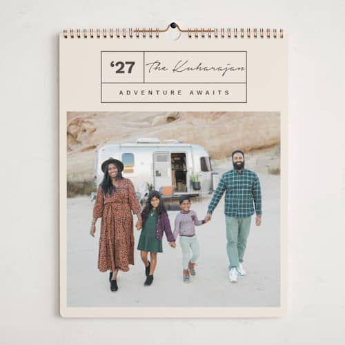 This is a buttercream photo calendars with standard by Olivia Raufman called julian printing on premium calendar paper in grand