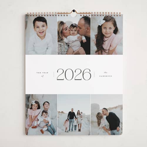 This is a stone photo calendars with standard by Brianne Larsen called classic year printing on premium calendar paper in grand