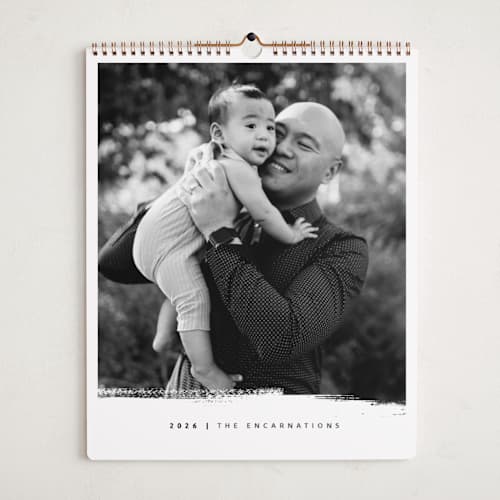 This is a chalk photo calendars with standard by Sumak Studio called a little bit of paint printing on premium calendar paper in grand