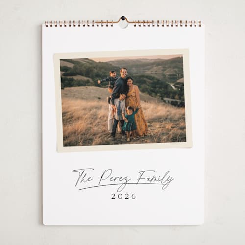 This is a parchment photo calendars with standard by Kaydi Bishop called signature snapshot printing on premium calendar paper in grand