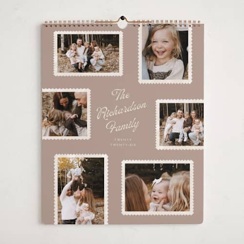 This is a sand photo calendars with standard by Pixel and Hank called patchwork printing on premium calendar paper in grand