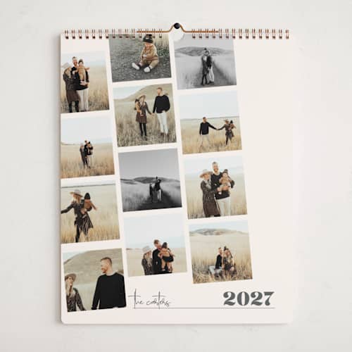 This is a champagne photo calendars with standard by Robin Ott called proof printing on premium calendar paper in grand
