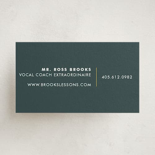 This is a bumblebee business cards with standard by Marabou Design called virtuoso printing on signature in standard