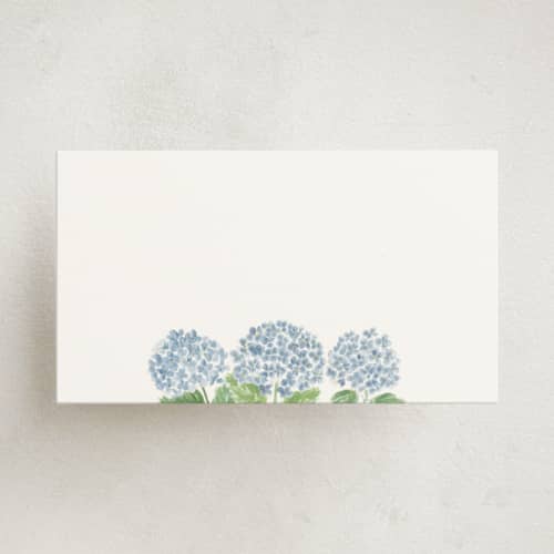 This is a sky small cards with standard by Lydia Carns called hydrangea love printing on signature in 4.25x5.5